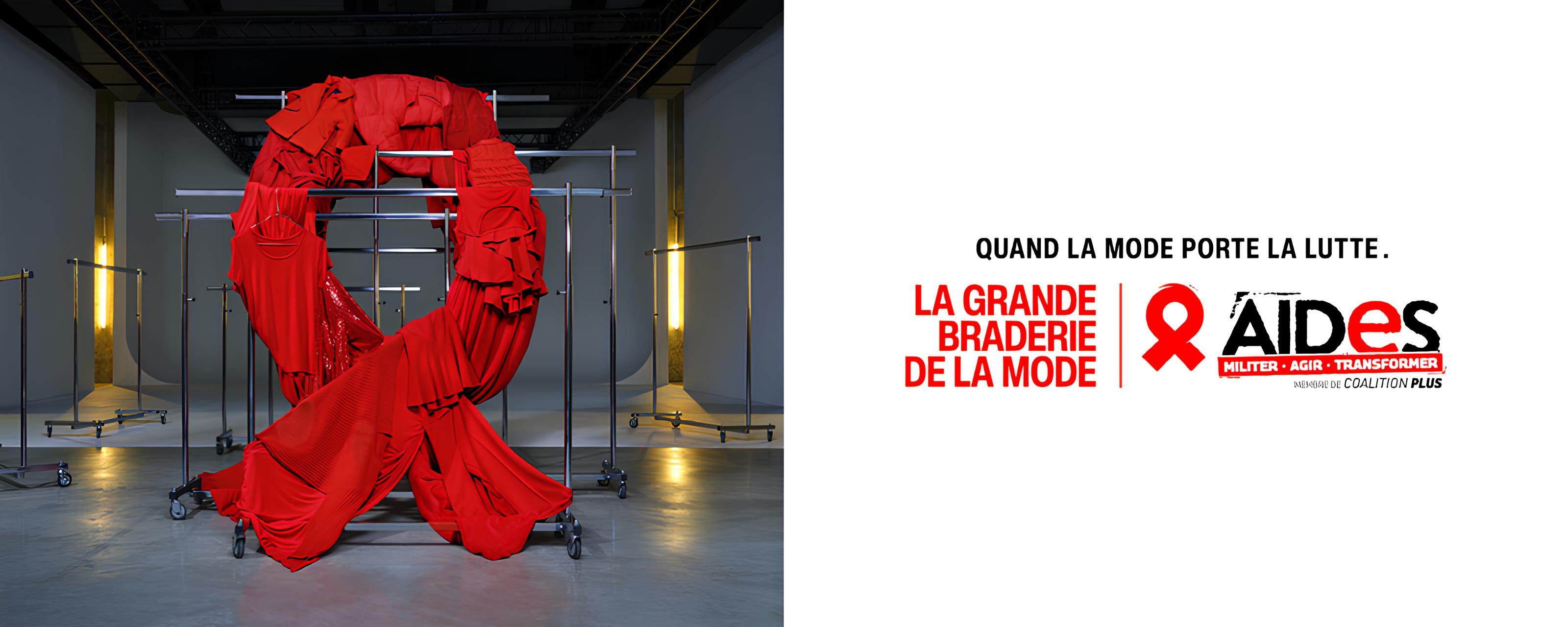 Shop designer fashion at AIDES Grande Braderie de la Mode 2025 in Paris and support HIV/AIDS awareness and prevention programs.