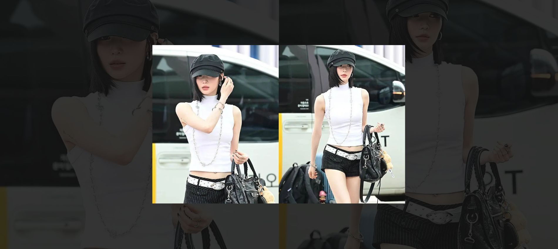 Discover Asa BABYMONSTER’s chic & rock airport style that channels Nana Osaki’s iconic punk vibe. Fashion inspiration for bold, edgy looks!