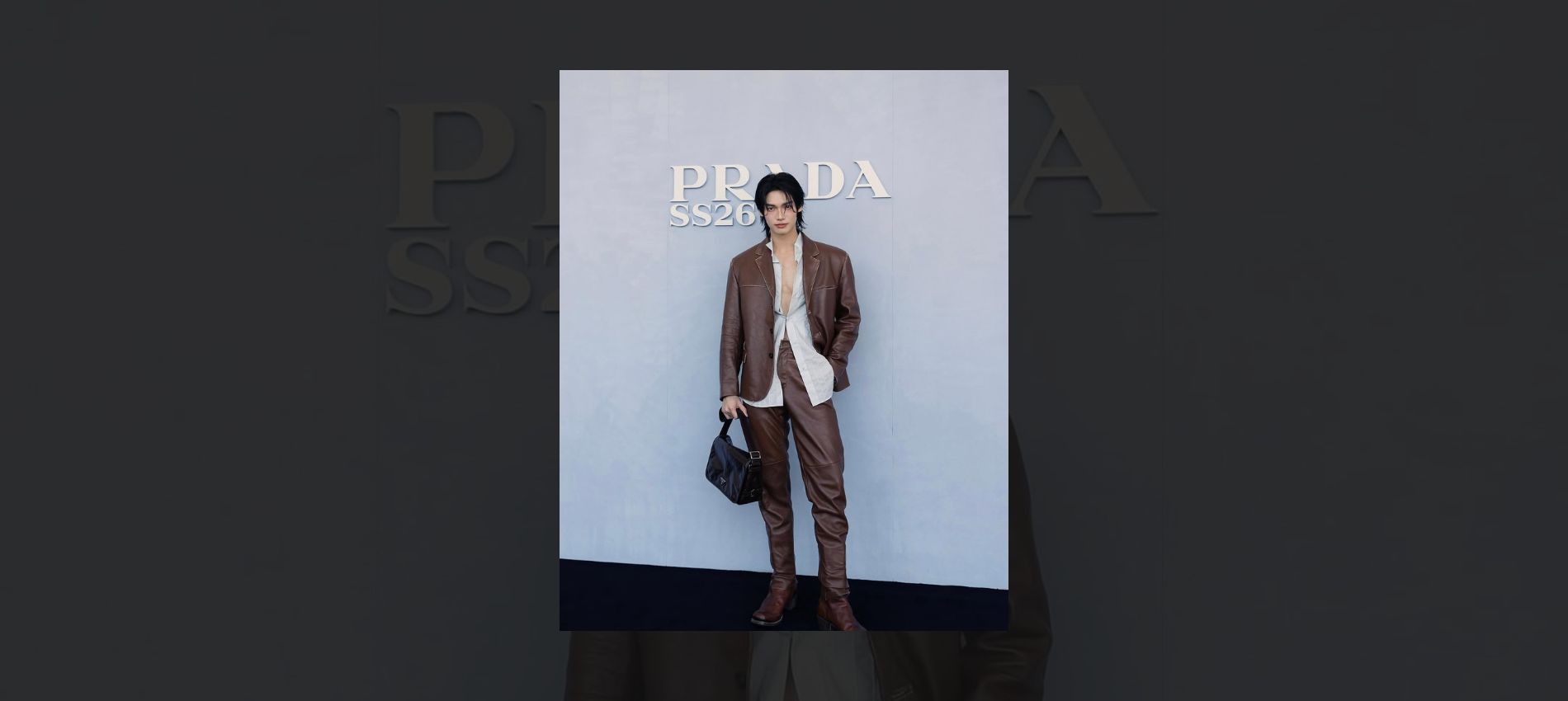 Metawin, just attended the Prada Spring/Summer 2026 Menswear Show in Milan and it was a true moment of style and star power.