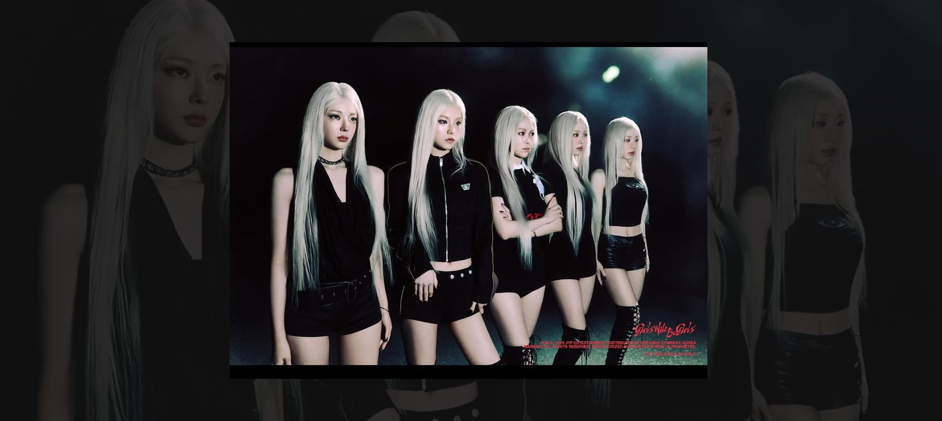ITZY’s brand new teaser for their upcoming comeback Girls Will Be Girls features all five members with striking platinum blonde hair.