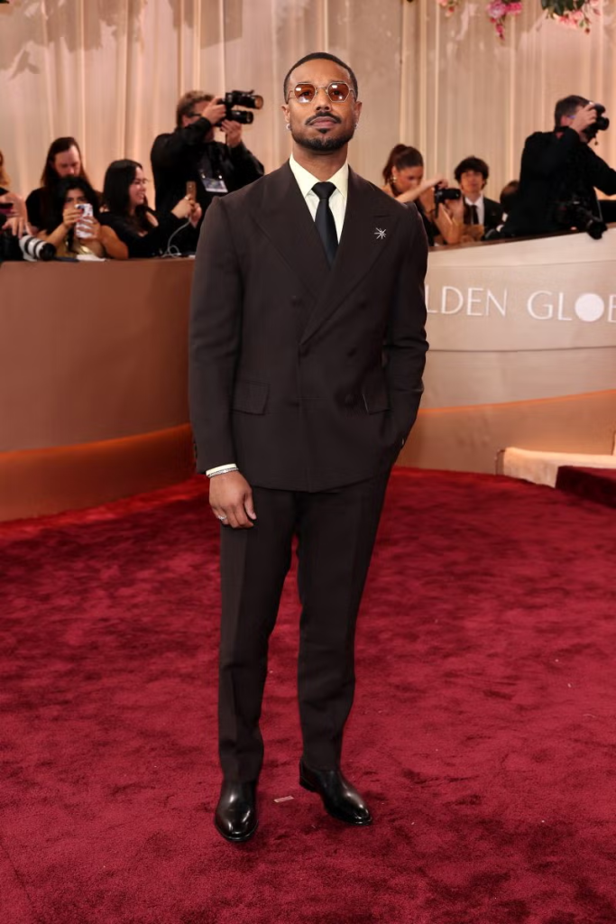 BEVERLY HILLS, CALIFORNIA – JANUARY 11: (FOR EDITORIAL USE ONLY) Michael B. Jordan attends the 83rd Annual Golden Globe Awards at The Beverly Hilton on January 11, 2026 in Beverly Hills, California. (Photo by Amy Sussman/Getty Images)