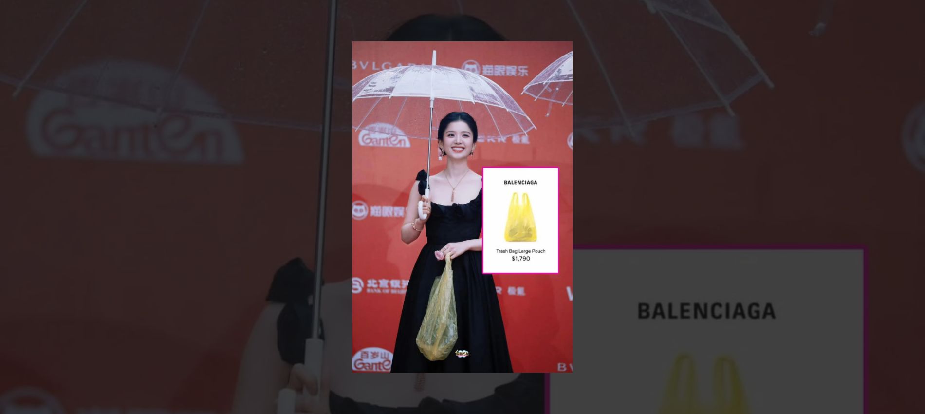 Trash or Treasure? The Balenciaga "Trash Bag" Just Made Its Red Carpet Debut and the Internet is Losing It