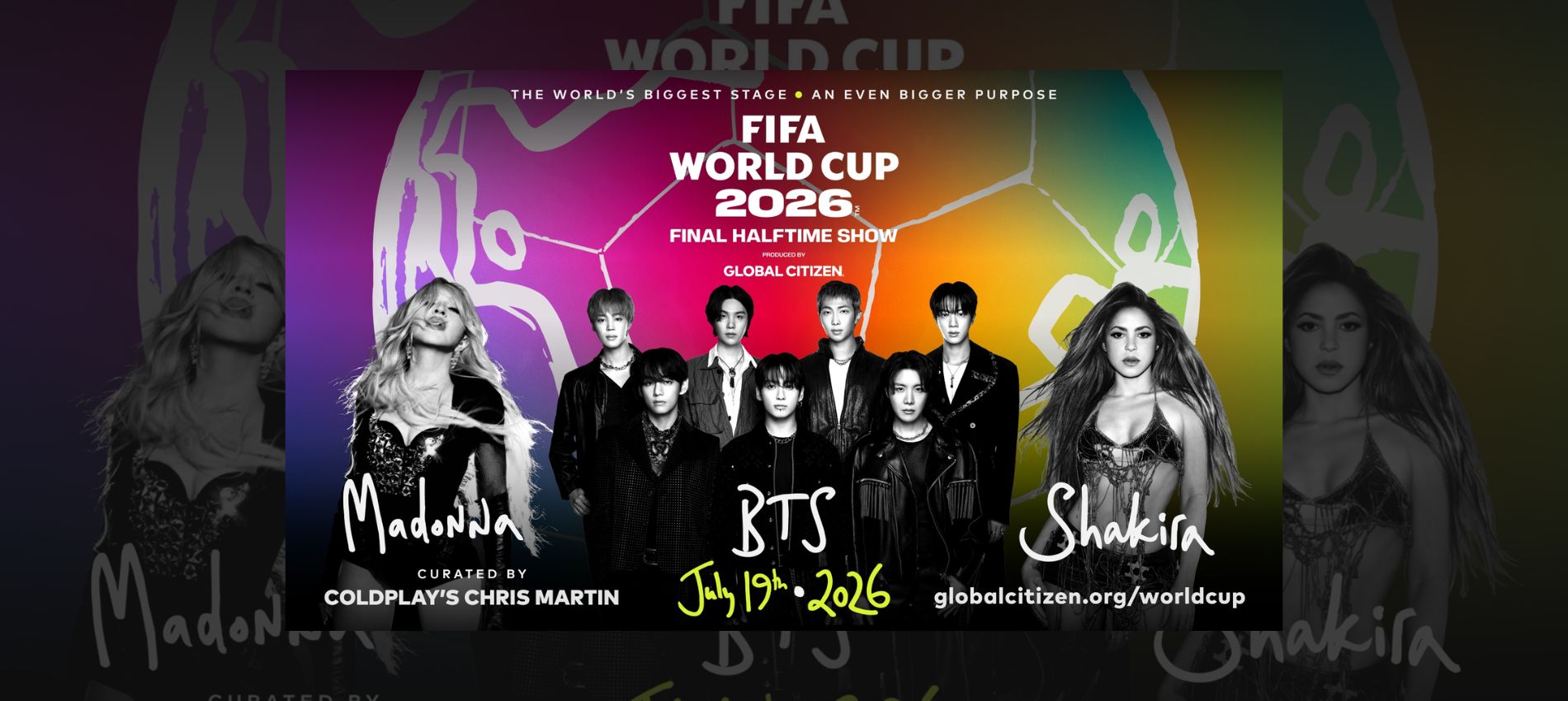BTS Confirmed To Headline Historic World Cup Final Halftime Show Along With Madonna And Shakira
