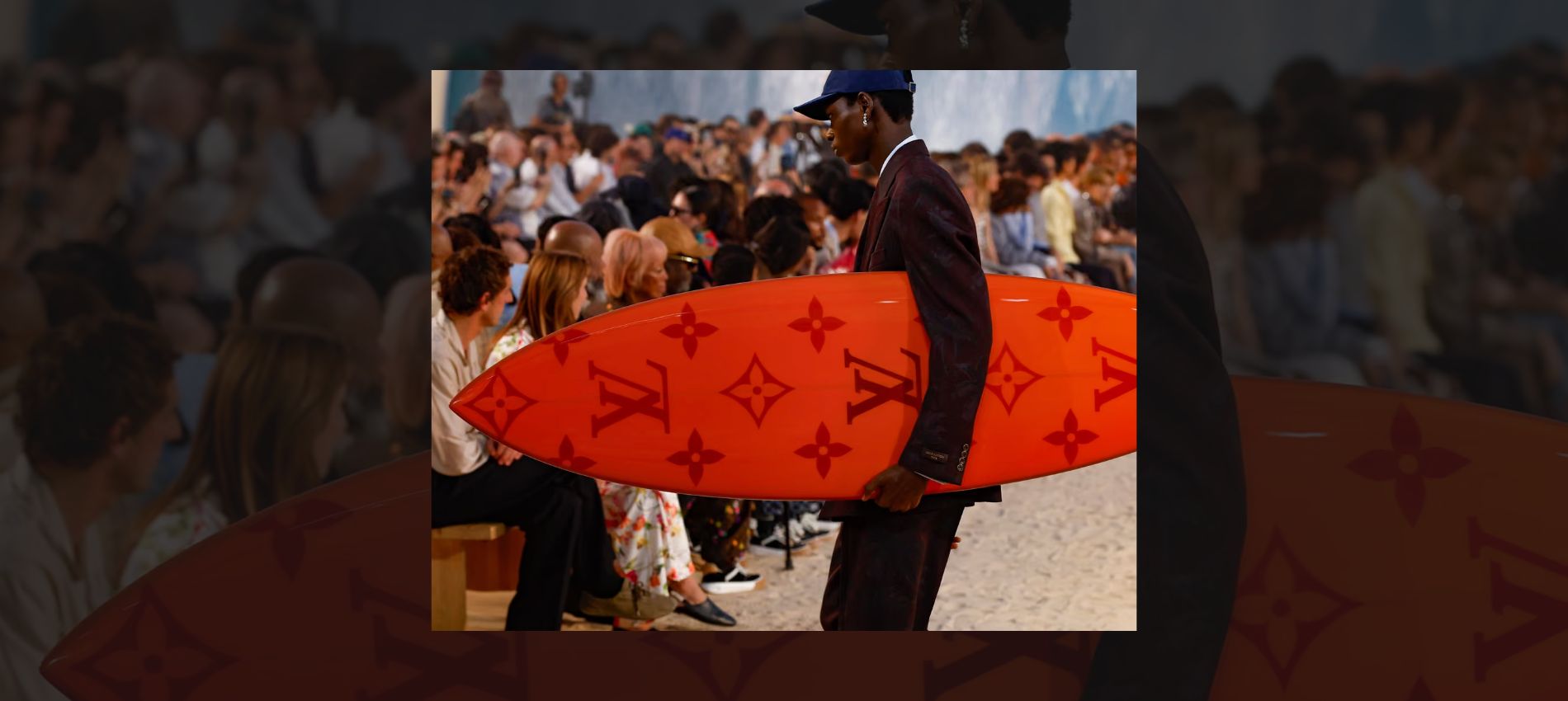 Pharrell Williams Just Brought The Beach To Paris: Inside Louis Vuitton’s Scorching, Surf-Themed Runway (And All The Front Row Tea!)