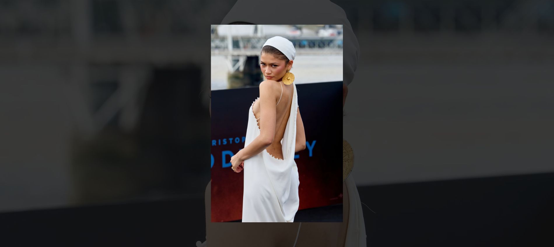 Zendaya Goes Pure Goddess Mode in Custom Jacquemus