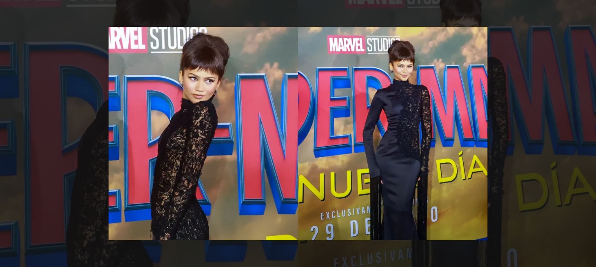 Zendaya Spins a Dark Gothic Web in Ashi Studio Couture for ‘Spider-Man: Brand New Day’