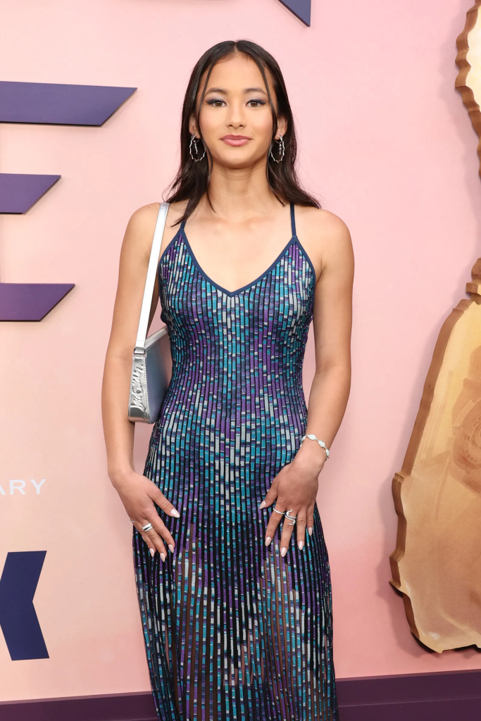 Hottle at one of her latest public appearances during the world premiere of Godzilla x Kong: The New Empire, which was held at TCL Chinese Theatre on March 25, 2024, in Hollywood. Monica Schipper